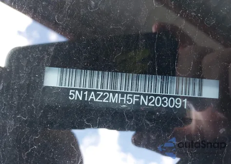 2015 Nissan Murano S/Sl/Sv/Platinum из США, поврежденный, VIN 5N1AZ2MH5FN203091